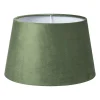Xenos Lampenkappen-Lampenkap taps middel - groen - ø28x17 cm