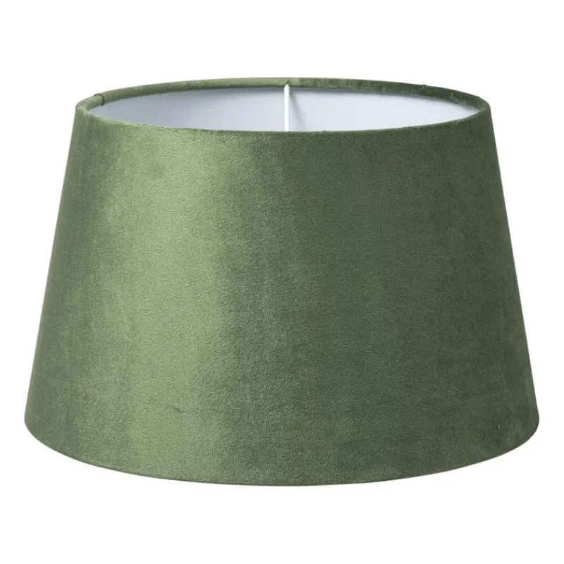 Xenos Lampenkappen-Lampenkap taps middel - groen - ø28x17 cm