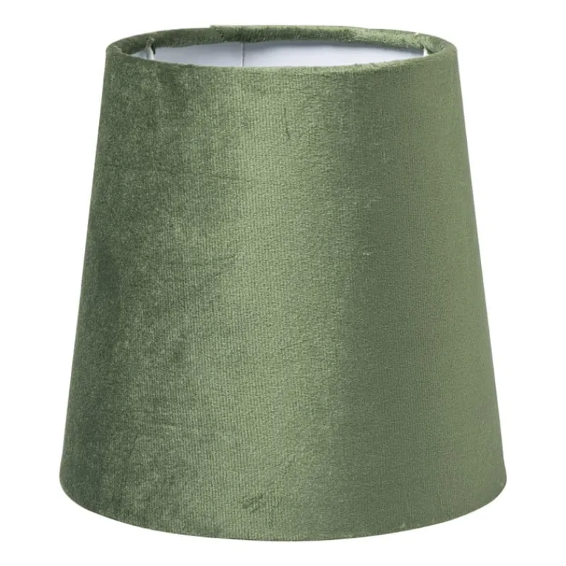 Xenos Lampenkappen-Lampenkap taps mini - groen - ø17x13 cm