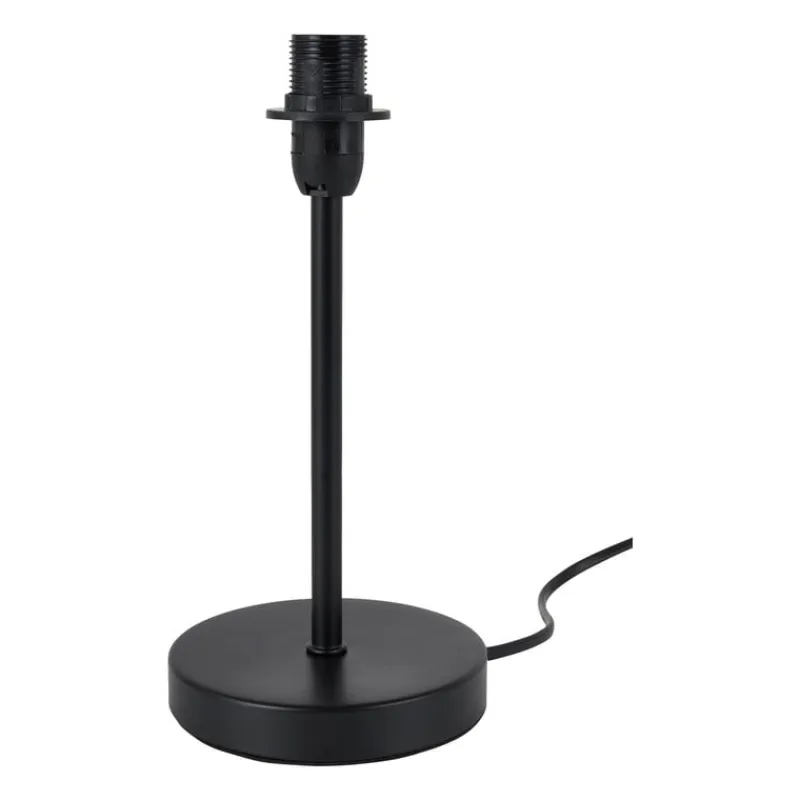 Xenos Lampenvoeten-Lampenvoet - zwart - 25 cm