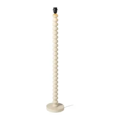 Xenos Lampenvoeten-Lampvoet bollen - beige- ø24x135 cm