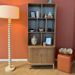 Xenos Lampenvoeten-Lampvoet bollen - beige- ø24x135 cm