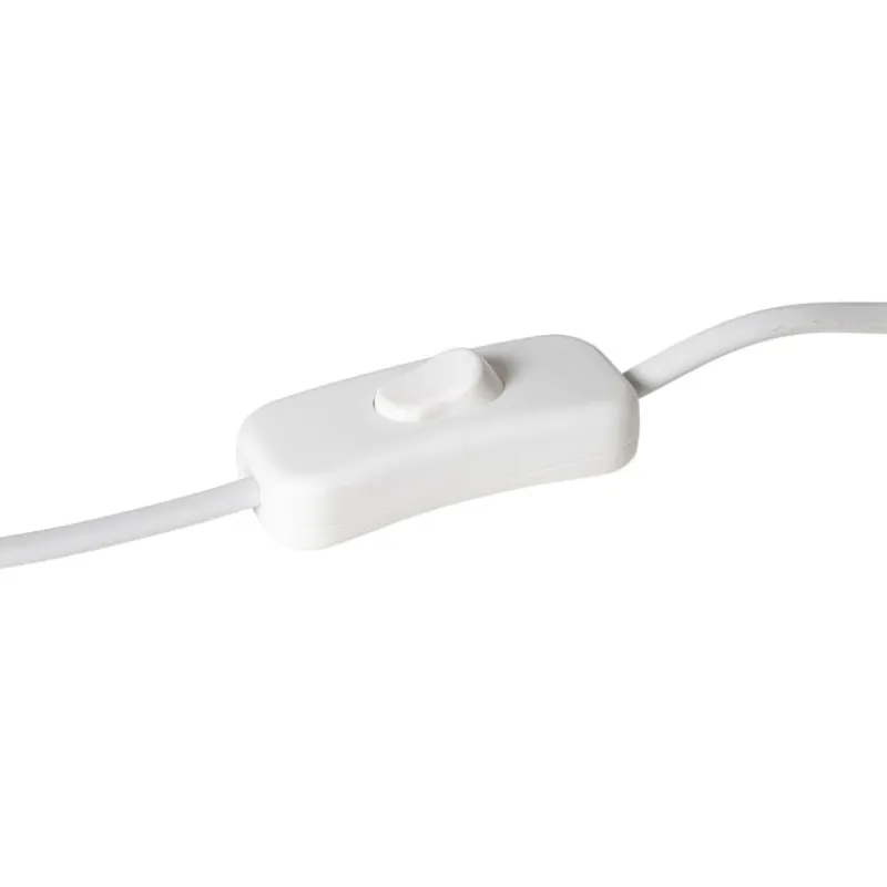 Xenos Staande Lampen|Lampenkappen-Lampvoet met kap - beige - ø20x65 cm