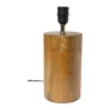 Xenos Lampenvoeten-Lampvoet Pinewood - bruin - ø13.7x32 cm