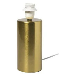 Xenos Lampenvoeten-Lampvoet shiny - goudkleurig - ø9.8x27 cm