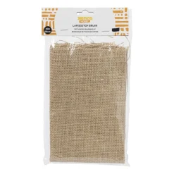 Xenos Knutselspullen-Lapjesstof jute - bruin - 50x40 cm