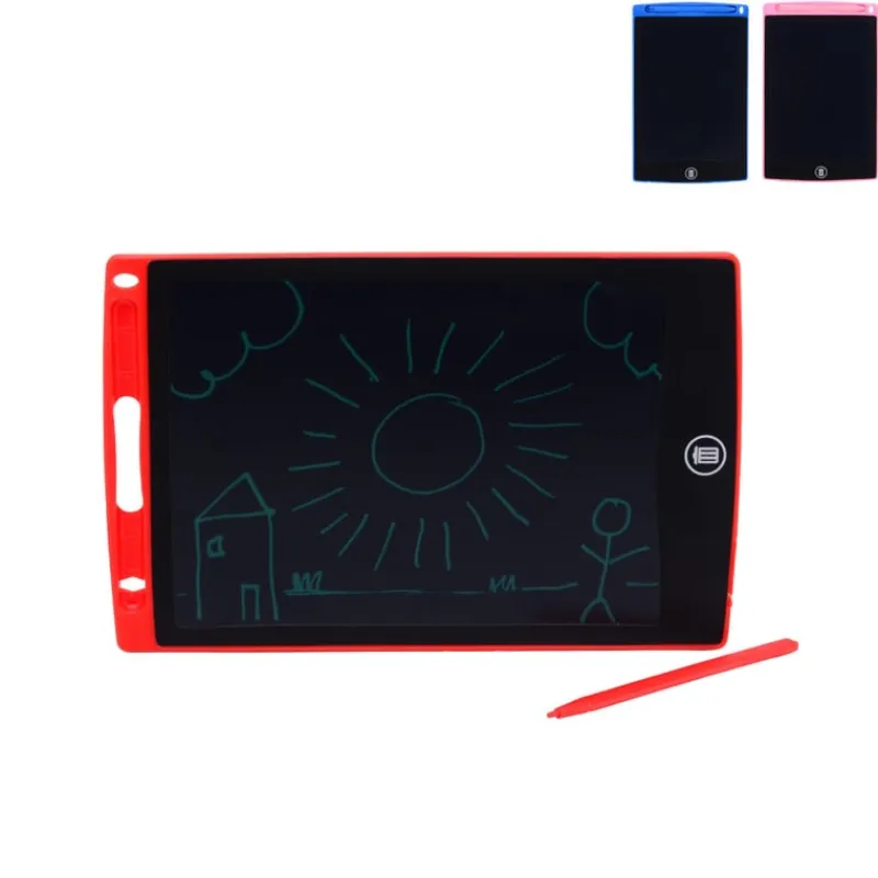 Xenos Kerstcadeaus-LCD teken tablet met tekenpen - diverse varianten