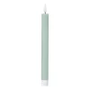 Xenos Led Kaarsen-LED dinerkaars - groen - ø2.2x24.5 cm