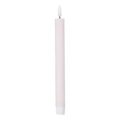 Xenos Led Kaarsen-LED dinerkaars - paars - ø2.2x24.5 cm