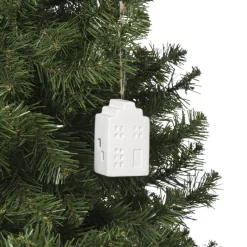 Xenos Kerstcadeaus|Kerstverlichting-LED kersthuisje wit - 7.5x4.5x4.5 cm - diverse varianten