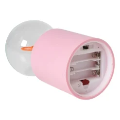 Xenos Led Lampen-Led lamp hartje - roze - ø7.8x16.5 cm