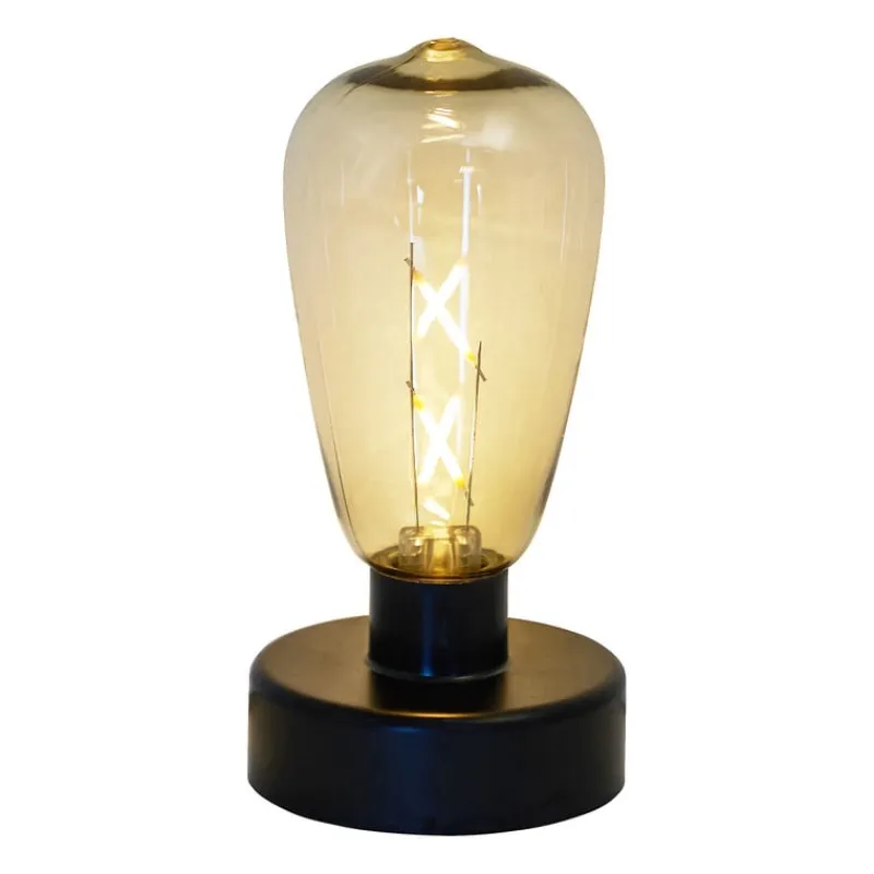 Xenos Led Lampen-LED lamp op batterij - ø7,5x15 cm