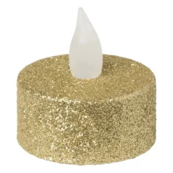 Xenos Led Kaarsen|Waxinelichtjes-LED waxinelichten - goud - set van 4