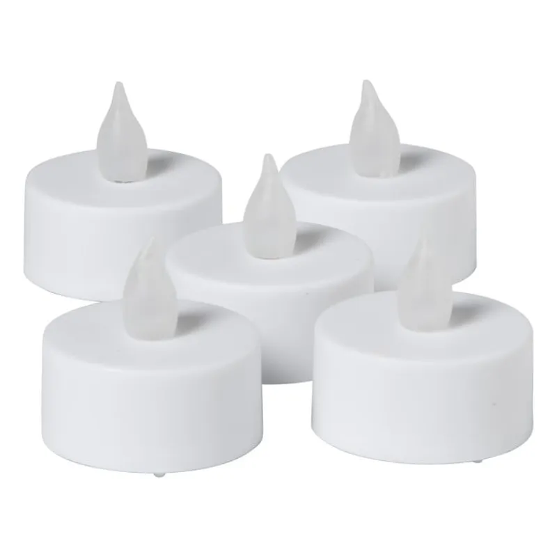 Xenos Led Kaarsen-LED waxinelichten - set van 5