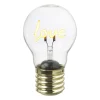 Xenos Kerstcadeaus|Led Lampen-Ledlamp love - 7x7x12 cm