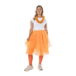 Xenos Verkleedkleding-Legging - oranje