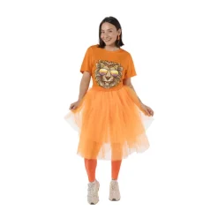 Xenos Verkleedkleding-Legging - oranje