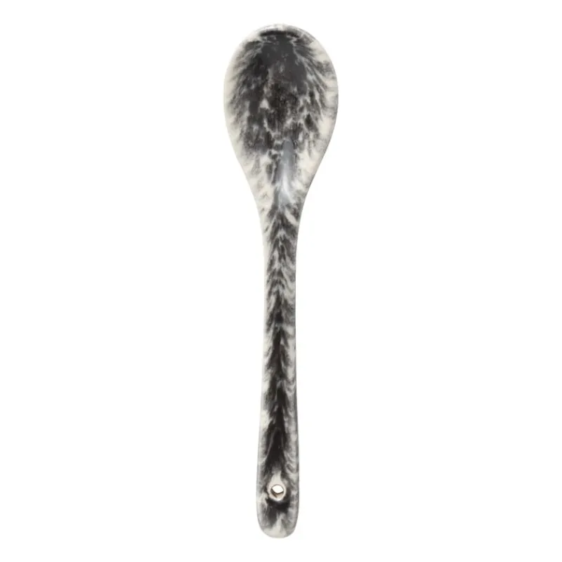 Xenos Lepels-Lepel Roots - zwart/wit - 12.7 cm
