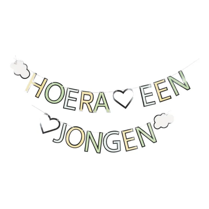 Xenos Babyshower-Letterslinger jongen - 250 cm