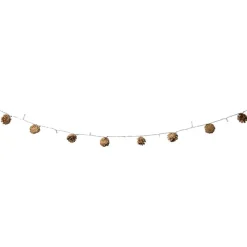 Xenos Lichtslingers-Lichtslinger dennenappels - bruin - 165 cm
