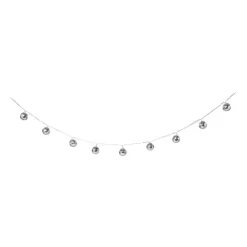 Xenos Kerstslingers|Lichtslingers-Lichtslinger met discoballen - 10 LED - 165 cm