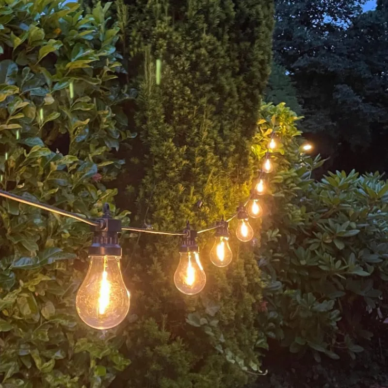 Xenos Lichtslingers-Lichtsnoer voor buiten - 10 LED lampen - 7.5 meter