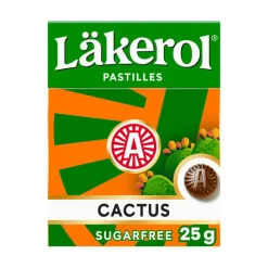 Xenos Snoep-Läkerol pastilles - cactus - 25 gram