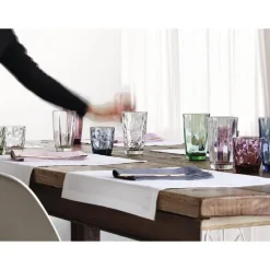 Xenos Waterglazen-Longdrinkglas diamond - 470 ml