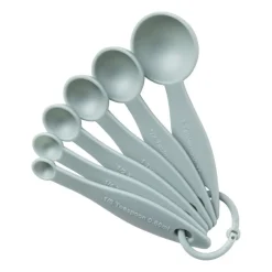 Xenos Keukengerei-Maatlepeltjes - blauw - set van 6