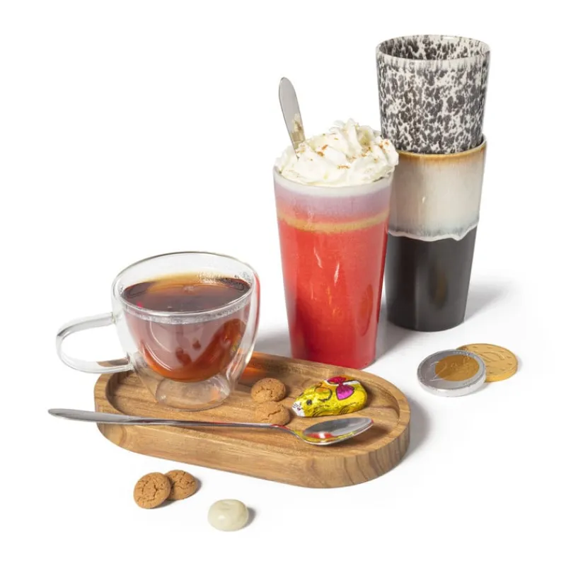 Xenos Mokken-Macchiato mok Roots - rood/paars - 275 ml