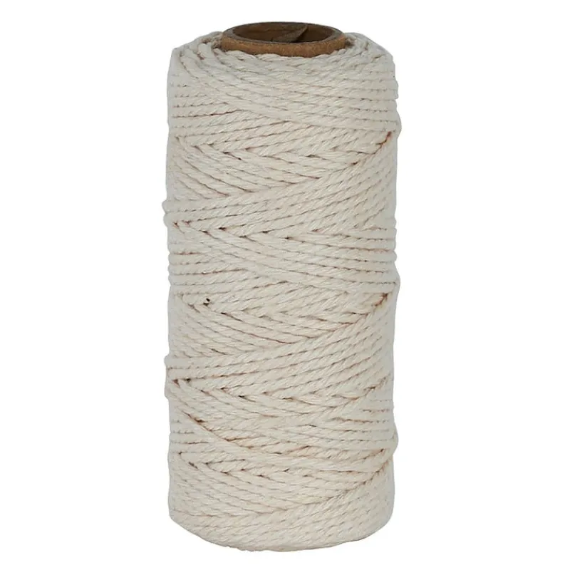 Xenos Garen|Knutselspullen-Macrame koord - naturel - 2mm