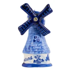 Xenos Holland Souvenirs-Magneet Hollandse molen - diverse varianten - blauw/wit