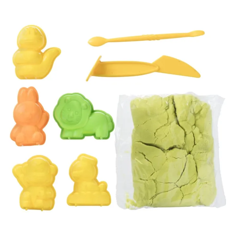 Xenos Knutselpakketten-Magnetisch zand - met vormpjes - diverse kleuren