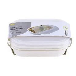 Xenos Magnetrondozen-Magnetronschaal rechthoek - 800 ml - set van 3