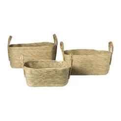 Xenos Manden|Manden-Mand Basix rechthoek - 13x30x23 cm - naturel