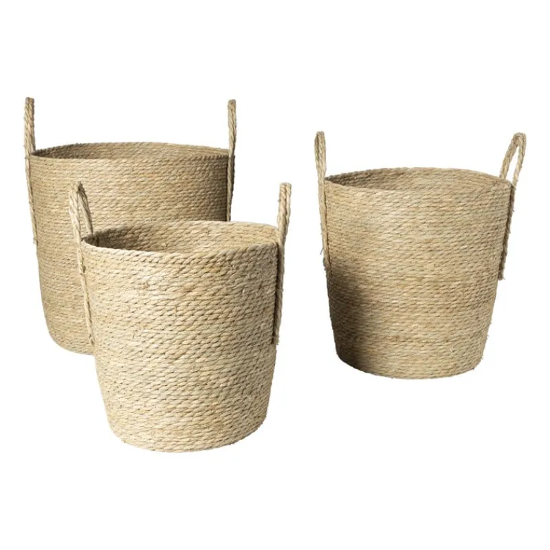 Xenos Manden|Manden-Mand Basix rond - ø39x40 cm - naturel