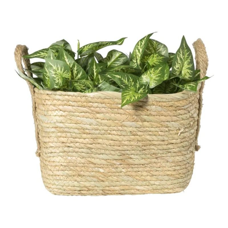 Xenos Manden|Manden-Mand Basix vierkant - 30x30x30 cm - naturel