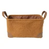 Xenos Manden|Manden-Mand boucle - bruin - 17x33x23 cm