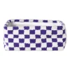 Xenos Manden|Manden-Mand checks groot - paars/wit - 15x36x26 cm