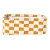 Xenos Manden|Manden-Mand checks klein - oranje/wit - 11x30x20 cm