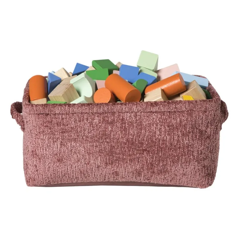 Xenos Manden|Manden-Mand chenille - rood - 30x20x14 cm