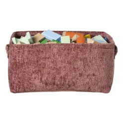 Xenos Manden|Manden-Mand chenille - rood - 33x23x16 cm