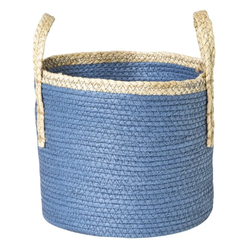 Xenos Manden|Manden-Mand colors - blauw/bruin - ø21x18 cm