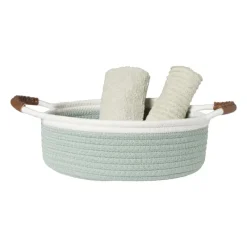 Xenos Manden|Manden-Mand colors laag - groen/wit - ø27x9 cm