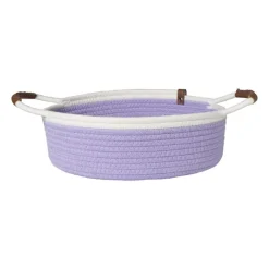 Xenos Manden|Manden-Mand colors laag - lila/wit - ø30x10 cm