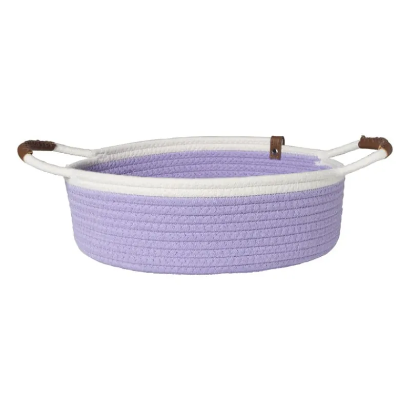 Xenos Manden|Manden-Mand colors laag - lila/wit - ø30x10 cm