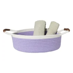 Xenos Manden|Manden-Mand colors laag - lila/wit - ø30x10 cm