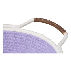Xenos Manden|Manden-Mand colors laag - lila/wit - ø30x10 cm