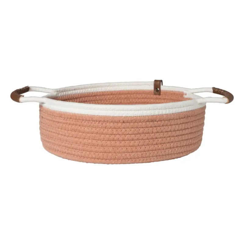 Xenos Manden|Manden-Mand colors laag - oranje/wit - ø30x10 cm