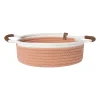 Xenos Manden|Manden-Mand colors laag - oranje/wit - ø27x9 cm